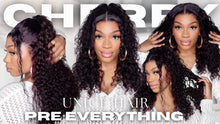 Load image into Gallery viewer, Black Cherry Curly Wig 20”