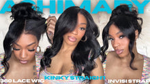 Load image into Gallery viewer, Kinky Straight 360 Lace Wig 20”
