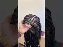 Load and play video in Gallery viewer, Full Lace Knotless Braided Wig 26”