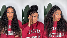 Load image into Gallery viewer, Loose Curly Half Braided Wig 24”

