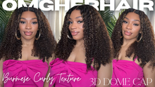 Load image into Gallery viewer, Burmese Curly Highlight Wig 24”
