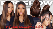 Load image into Gallery viewer, Caramel Highlight Yaki Wig 20”
