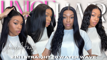 Load image into Gallery viewer, 2 IN 1 Texture Wig 13X4 Wig 24”
