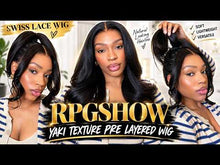 Load and play video in Gallery viewer, Yaki Layered Swiss Lace Wig 16”
