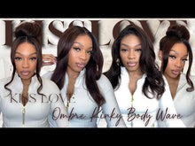 Load and play video in Gallery viewer, Yaki Body Wave Closure Wig 22”
