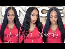 Load and play video in Gallery viewer, Kinky Straight V Part Wig 24”
